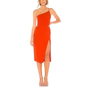 Blood orange Lazo Midi Dress ✨Revolve✨